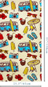 YIFONTIN Kids Beach Towel Cotton Soft Absorbent 25.5X51 inches for Bath Swimming, Coastal Tour