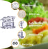 Generic Garlic Twister Kitchen Tool Manual Garlic Crusher & Ginger Grinder, Nut Chopper, Chili Pepper Mincer, Clear