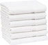 12 Pack (22x44 Inches) GOLD TEXTILES Bulk Bath Towels White Economy Light Weight Easycare