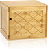 Fasmov Cube Storage Organizer, Bamboo Cube Bookshelf, Stackable Connect Storage Cube Cubby