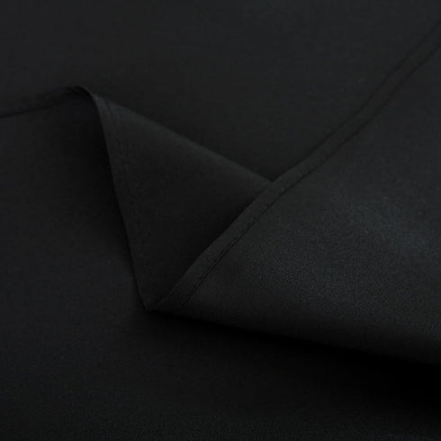 2 Pack 24 24 Inch sancua Small Square Tablecloth x Black, Stain and Wrinkle Resistant Washable Polyester Table Cloth
