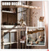 BYHER 15-Inch White Birch Logs for Decorative Farmhouse Home Wall Hanging