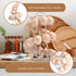 Flexzion Egg Skelter, Modern Spiral Countertop Egg Holder for Fresh Eggs, Freestanding Storage Rack, Silver