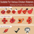 Aopchry 10 Pack Chicken Waterer ABS Tee Fittings. Suitable for Chicken Water Cups, Nipples and Other Poultry Waterers