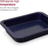 Zyliss E980190 Non-Stick Oven Tray, 30cm x 20cm, Dark Blue Carbon Steel Baking Tin, Dishwasher Safe, 5 Year Guarantee