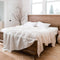 BISELINA Linen Sheet French Flax Flat Sheet Only 55% Euro Linen 45%
