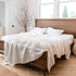 BISELINA Linen Sheet French Flax Flat Sheet Only 55% Euro Linen 45%