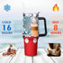 Cartoon Mouse Tumbler 40 Oz - Stainless Steel Insulated Travel Coffee Mug with Lid and Straw, Birthday Gift