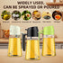 Cooking,2 1 Kitchen,16oz/470ml Oil Sprayer for in Olive Oil Dispenser Bottle for Spray & Pour Oil Dispenser