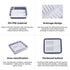 Collapsible Dish Drainer, Portable Dinnerware Organizer for Kitchen, RV Campers, Space Saving Storage Tray