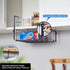 2 Pack AmonHouseware Hanging Under Shelf Storage Basket,Adjustable Under Cabinet Add-on Storage Racks Slide-in Baskets