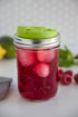 Jarware Mason Jar Drink Lid, Wide Mouth, Green