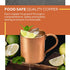 Moscow Mule Copper Mug, Authentic Unlined 16 oz by Solid Copper