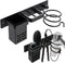 Hair Dryer Holder Wall Mounted, Storage Basket for Flat Iron, Curling Wand, Hair Straightener in Bathroom