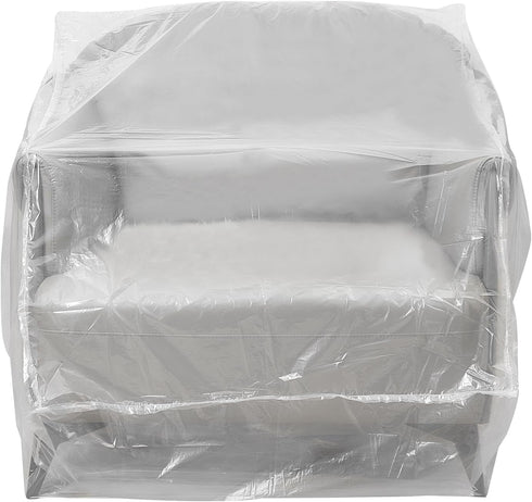 Plastic Furniture Chair Covers for Moving, Extra Large Heavy Duty Waterproof Protectors for Armchair & Recliner