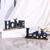 Love Sign Decor,Blue and Gold Room Decor Aesthetic, Knick Knack Shelf,Gold Bird Decor, Boho Bookshelf ,Abstract Gold