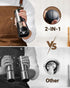 Set 2 1 Sangcon Electric Salt and Pepper Grinder Shaker IN - Automatic Salt and Pepper Grinder Mill, Battery Powered