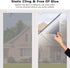 HooTown One Way Window Tint for Home, Daytime Privacy Mirror Film, Static Non-Adhesive, Heat Control, Anti UV (Silver,