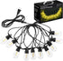 LED Edison String Lights Outdoor, S14 Bulbs Warm White 2700K - 21.3FT
