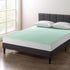 Best Price Mattress 2 Inch Egg Crate Memory Foam Topper with Aloe Infusion, CertiPUR-US Certified, Twin XL, Green