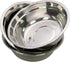 Metal Mixing Bowls Set of 4, Stainless Steel Serving Bowls