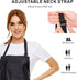 Hair Stylist Apron - Waterproof Protective Coated Salon Apron for Women/Men with Pockets for Cosmetologist and Grooming