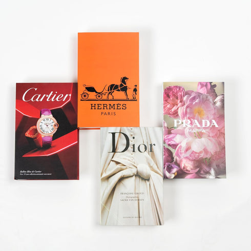 Weawilson 4 Set Pcs Decorative Faux Books for Home Decor Modern Fake Books for Coffee Table, Bookshelf & Bedroom