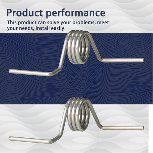 4Pk-DA81-01345B Refrigerator French Door Spring, Compatible with Samsung Models RF267AFWP RF267HERS