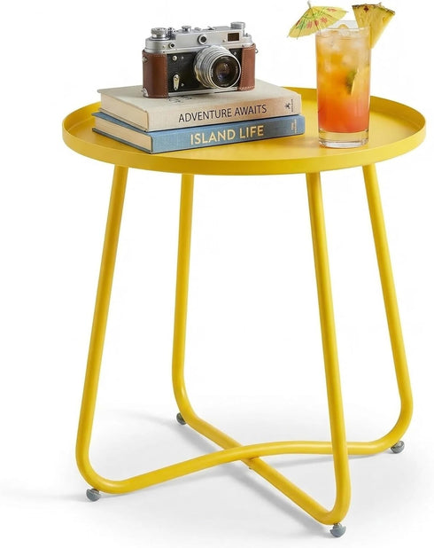 Outdoor Side Tables, Patio Small Side Table, End Table for Garden Balcony