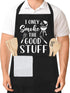 Funny Plus Size Aprons for Men - 39’’ x 39'' Adjustable Personalized Custom Cooking Gifts for Dad