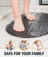 27x15 Inch HITSLAM Non Slip Bathtub Mat, Bath Mat for Tub with Suction Cups and Drainage Holes, Machine Washable Oval