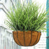 SLanC 8 Bundles Artificial Grass Plants Fake Bushes, UV Resistant Faux Grass Greenery for Outdoor