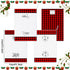 Honoson 4 Summer Pcs Buffalo Plaid Kitchen Towels Farmhouse Hand Tea Towels Absorbent Quick Dry Buffalo Check Kitchen