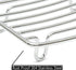Bar Soap Dish Holder for Shower - Stainless Steel Rust Proof Self-Draining with White Soap Saver Pad