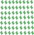 Glitter Green Cacti Confetti Decoration, 100Pcs/pack for Fiesta Engagement, Wedding, Bridal Shower, Bachelorette
