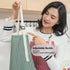 V-shine Women Kitchen Apron with Adjustable Neck and Hand Wipe Pockets for Cooking Baking