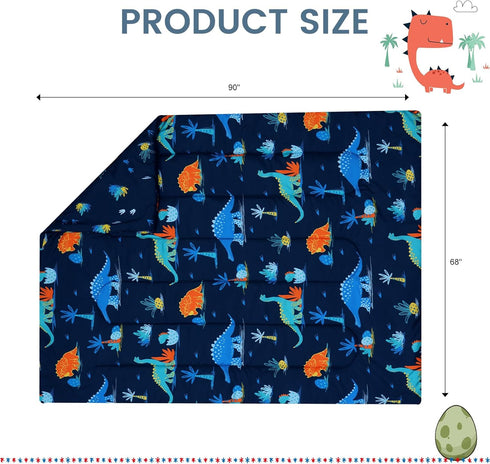 5 Set Set david's kids Piece Twin Comforter - Soft Breathable Bedding Twin for Boys Girls, Includes Quilted Comforter
