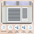 Pangda 4 Pcs Insulated Foam Panels Kit for Window Air Conditioner, 17 x 9 x 7/8 Inch, White with Top Seal Strip