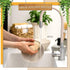 12 Pcs Bamboo Dish Brush, Wooden Scrubber Sisal Bristle Kitchen Wood Brushes for Cleaning Mini Dish Scrubber for Food