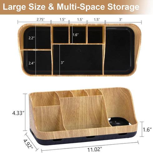 Bathroom Organizers and Storage, Detachable 7 Slots Kids Electric Toothbrush and Toothpaste Holder for Bathroom