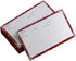 Ring Binder Depot Recipe Cards Lined with Maroon and White Design 4 x 6 Inch on Premium Thick Card Stock (Pack of 50)