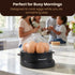 7-Egg Elite Gourmet Electric Egg Cooker with Voice Alerts Soft, Medium & Hard-Boiled Eggs Made Perfectly Fast