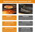 UBeesize 2 Pack Large Copper Oven Liners, 16x24 Inch, BPA and PFOA Free, Heavy Duty Non Stick Teflon Mats
