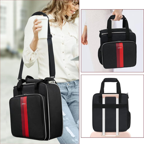 Coffee Maker Travel Bag for Keurig K-Mini, Single Serve Brewer Carrying Case with Multiple Pockets