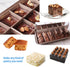 Non Stick Brownie Baking Pan with Dividers, 18 Pre-slice Non-stick Carbon Steel Rectangle Baking Pan Set for Oven Baking Bread, Square Mold Tray Brownie Pan for Baking Cake Biscuit Muffin by TYUI