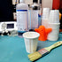 50 Coated Paper Graduated Measuring Cups, 3oz for Mixing Paint, Stain, Epoxy, Resin; Disposable & Recyclable by
