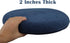 Sigmat Memory Foam Seat Cushion, Anti-slip Soft Round Stool Cushion, Chair Pad 16 Inch, Camel