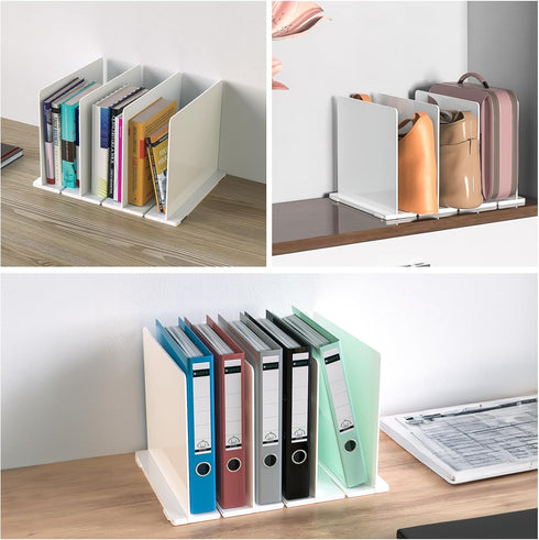 NiHome Adjustable Reusable Shopping Bag Organizer, Large Capacity Shelf Dividers for Tote Handbags
