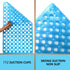 Non-Slip Bath Mat for Tub, 30 x 17 Inch Machine Washable Shower Mat with Suction Cups, Quick Drain Bathtub Mat for