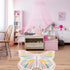 3' 4' Lukinbox Butterfly Kids Rug for Girls Bedroom, Ultra Soft Play Mat for Room, Colorful Non Slip Nursery Area Rug